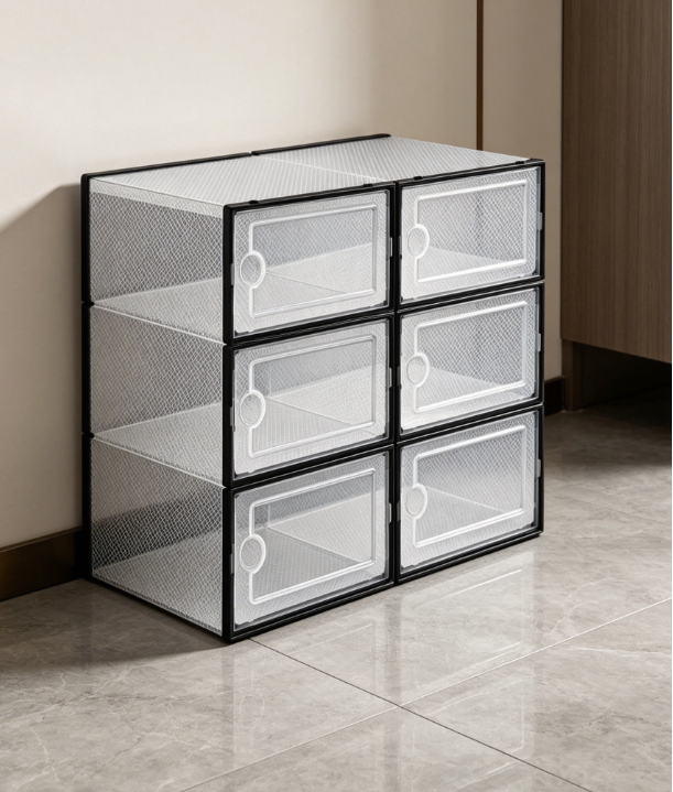Transparent Plastic Shoe Box