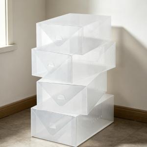 Transparent Shoe Box Set for Women's Footwear
