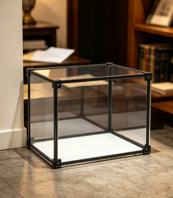 Collapsible Transparent Shoe Display & Storage Box