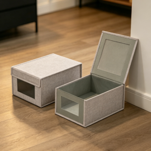Flip-Top Shoe Storage & Organizer Box Set