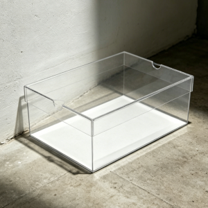 Transparent Acrylic Shoe Box with Lid